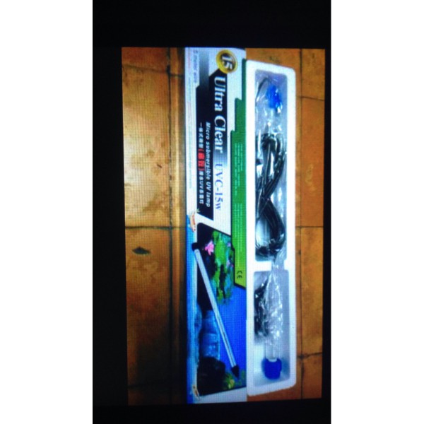 Aquarium Kolam Ikan Hias Lampu Uv Ultra Clear Uvc 15 W Shopee