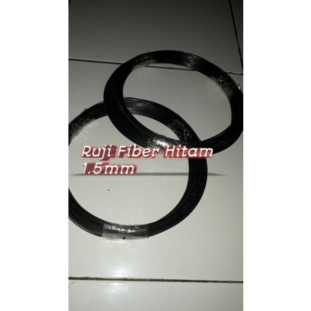 Ruji Fiber Hitam 1.5mm