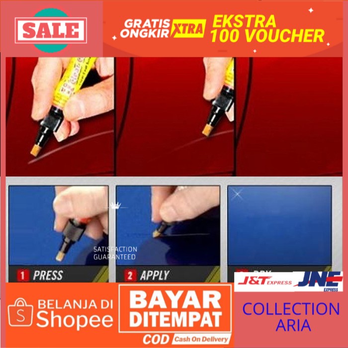 

PENGHILANG BARET MOBIL SPIDOL MULTI WARNA PEN ANTI STRATCH BODY REPAIR CAR CAT OLES COMPOUN KOMPON