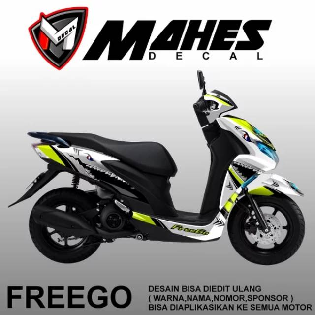  Sticker  Decal Stiker Variasi Fullbody Yamaha Freego  Desain 