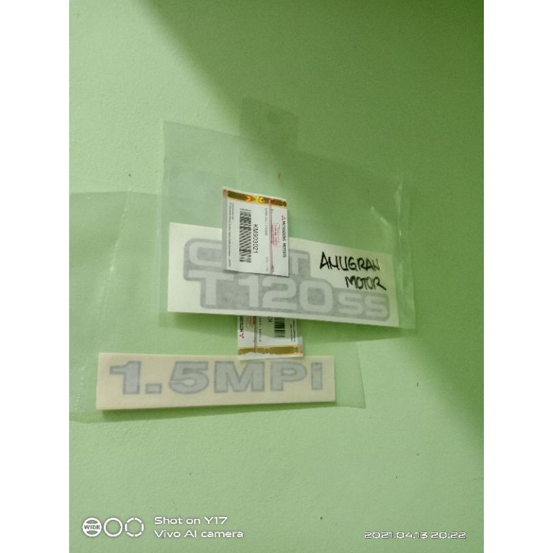 sticker striker panel depan T120SS ORSINIL ASLI