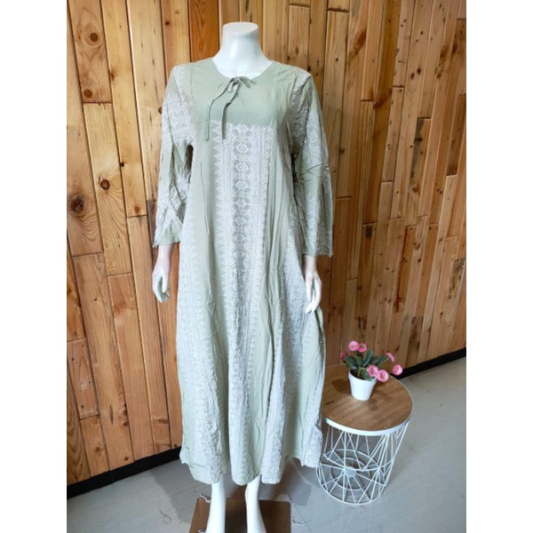 DASTER PANJANG DASTER LENGAN PANJANG DRESS CASUAL