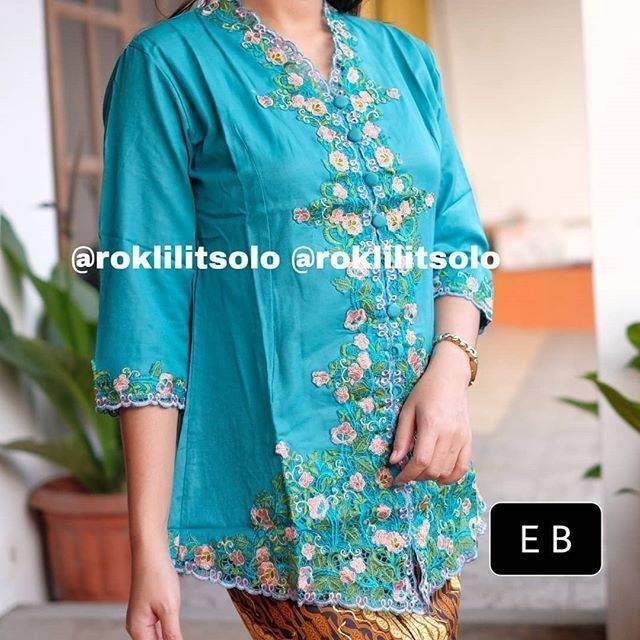 kebaya katun bordir / kebaya encim