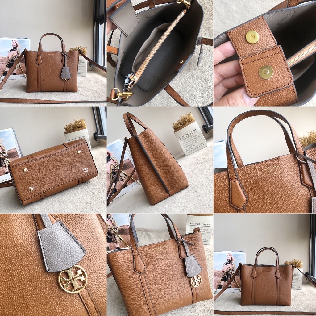 (grab) Ori TB 81928 PERRY  Cowhide material  Small size 24 cm  Lady's shoulder bag crossbody bag