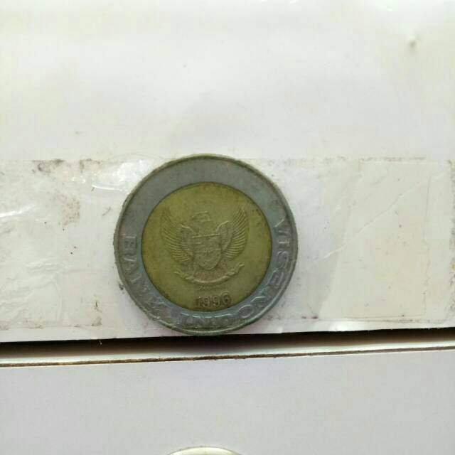 Uang logam 1000 rupiah original tahun 1996