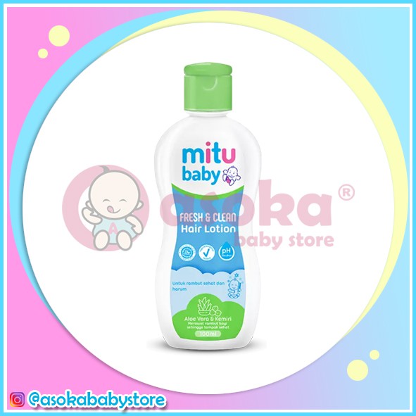 Mitu Baby Hair Lotion isi 100ml ASOKA