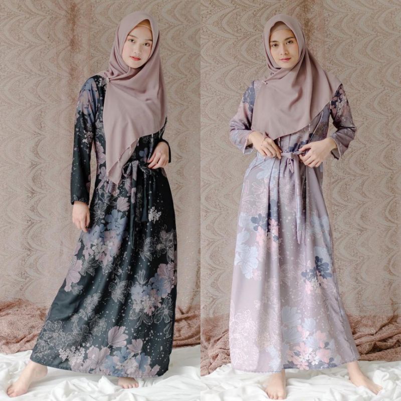 Winter Dress by Vanilla Hijab (Size L Only)