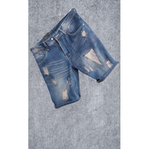 Celana Jeans Pendek Sobek / Ripped jeans shortpants Boardshort  Celana Pendek