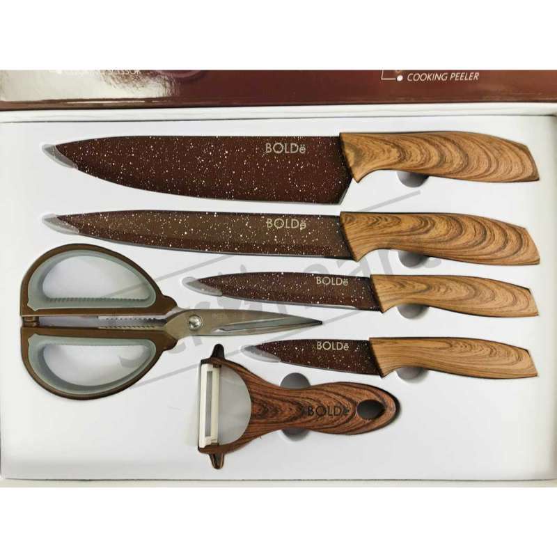 BOLDE Super Knives MARBELLA 6pcs set Italian Design Original BOLDe