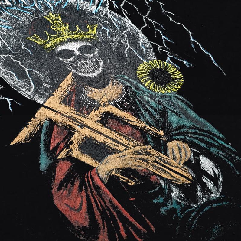 ™ LASTKISS Tshirt Necromancer Black Tees ➸