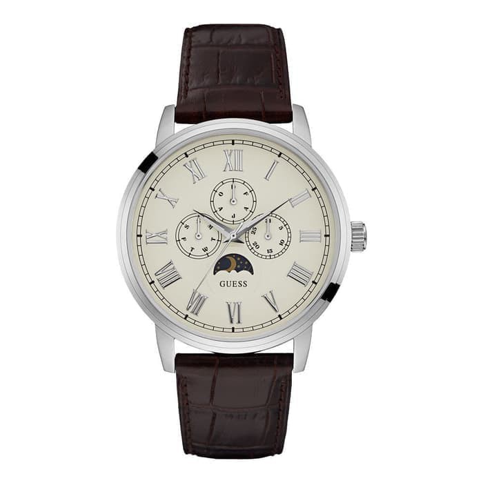 GUESS W0870G1 Delancy - Jam Tangan Pria - Dark Brown