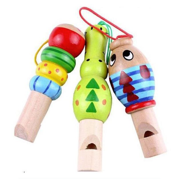 TweedyToys - Peluit Kayu Lucu - Mainan Musik Peluit Anak