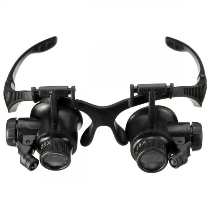 

Magnifier Spectacles Glasses 10x-15x-20x-25x with LED Lamp - OLB4283