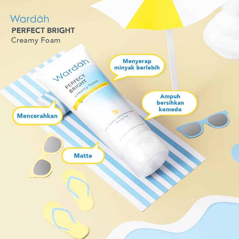 WARDAH Perfect Bright Creamy Foam Brightening+ Oil Control