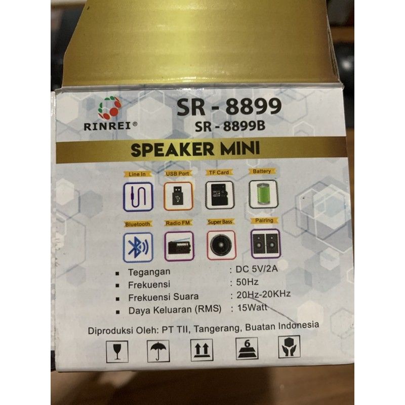 Promo Speaker Mini Portable Radio Praktis Rinrei SR8899