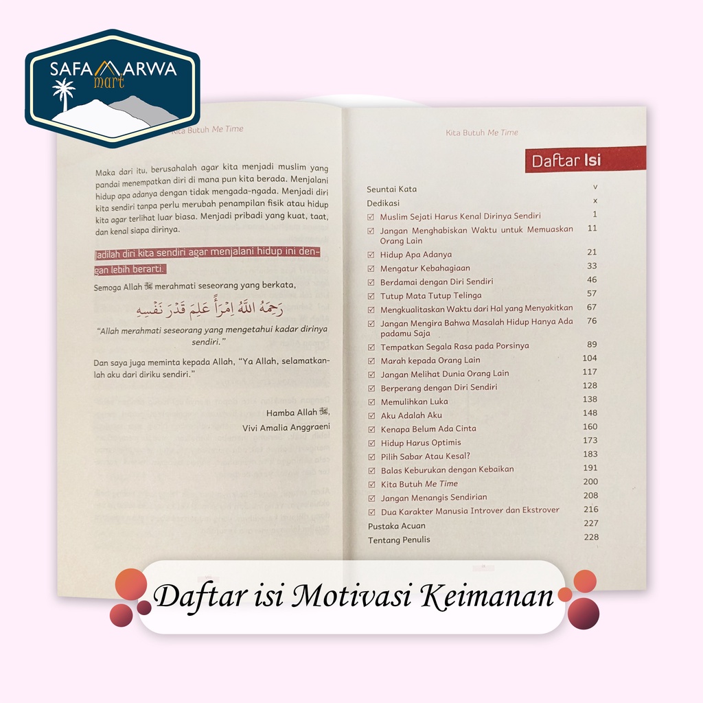 BUKU MOTIVASI ISLAMI KITA BUTUH ME TIME-2
