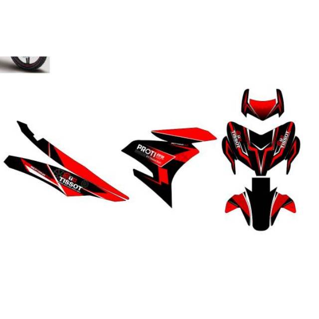 Decal stiker motor MX KING Full body