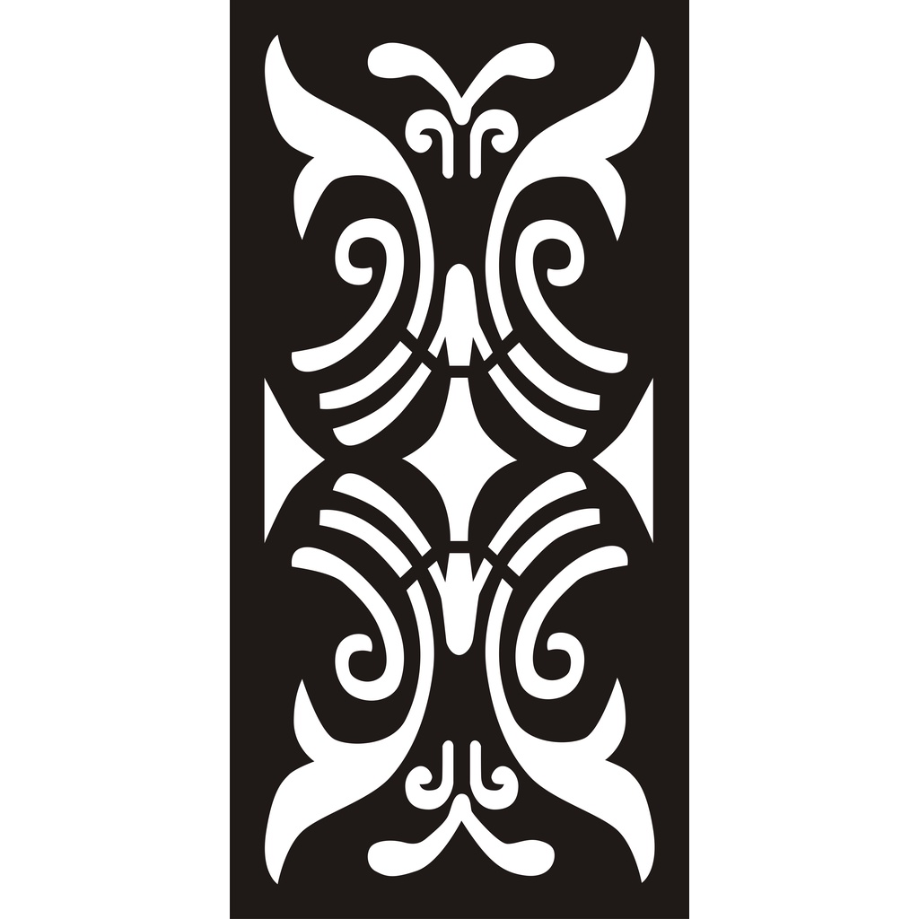 Ornamen Plafon PVC SM1 PVC Foam 5mm Bentuk Segi Enam Panjang