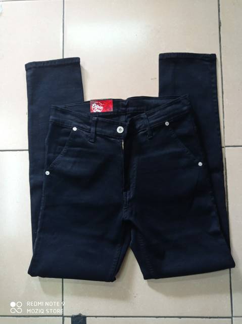 CELANA DENIM HITAM PRIA / CELANA PENSIL HITAM PRIA 27 32