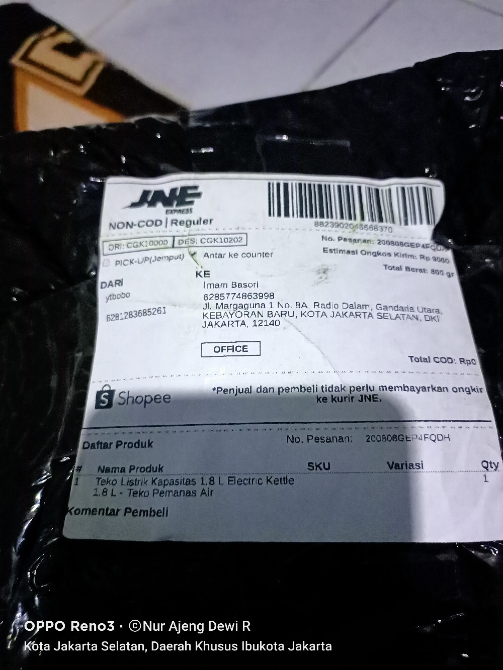 Electric Kettle Teko Pemanas Air Kapasitas 1.5l / 0.8l / Kettle Lipat Portable 0.6l