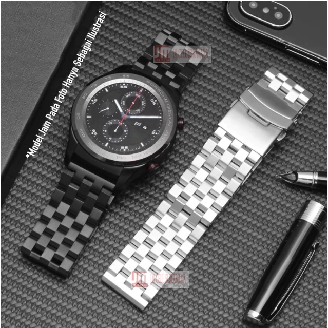 Super Engineer II Strap Garmin Vivomove Luxe 42mm / Vivomove 3 44mm - Stainless