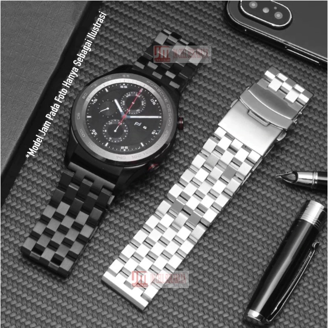 Super Engineer II Watch Strap Vyatta Fitme Pro X Gen 2 - Tali Jam Tangan 22mm Stainless Steel Metal