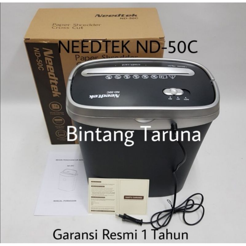 Paper Shredder Needtek ND-50C Mesin Penghancur Kertas Needtek ND50C