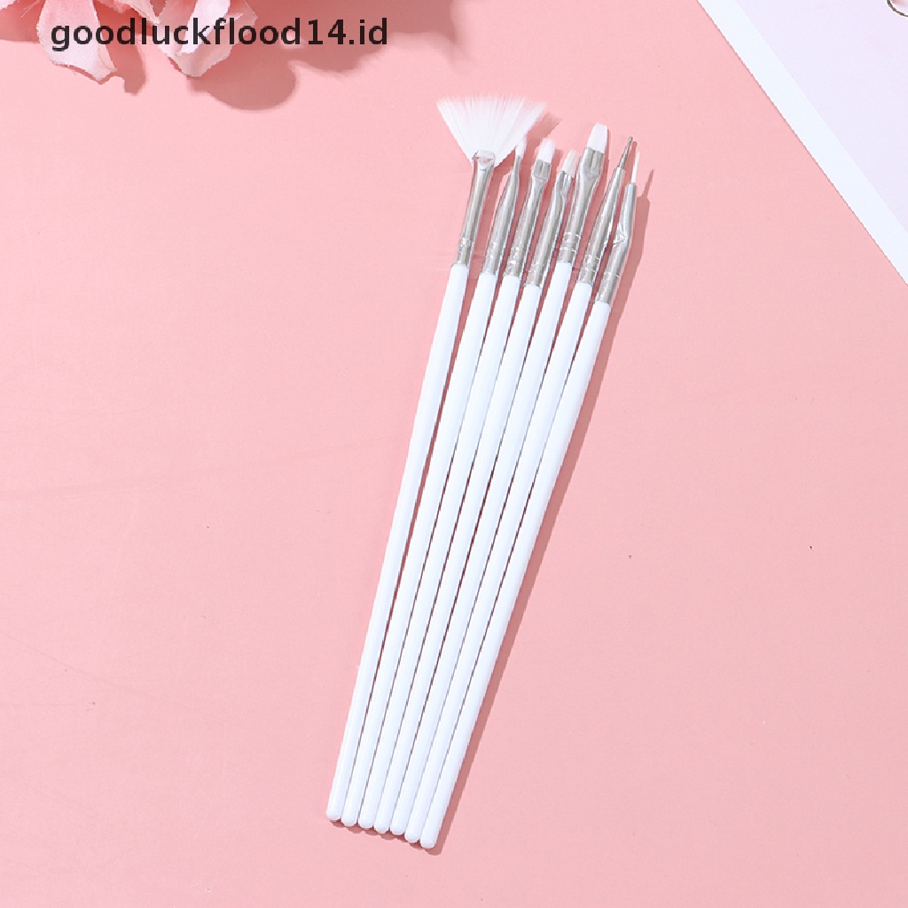 [OOID] 15Pcs Nail Pens UV Gel Design Painting Art Brush Set for Salon Manicure DIY Tool   ID