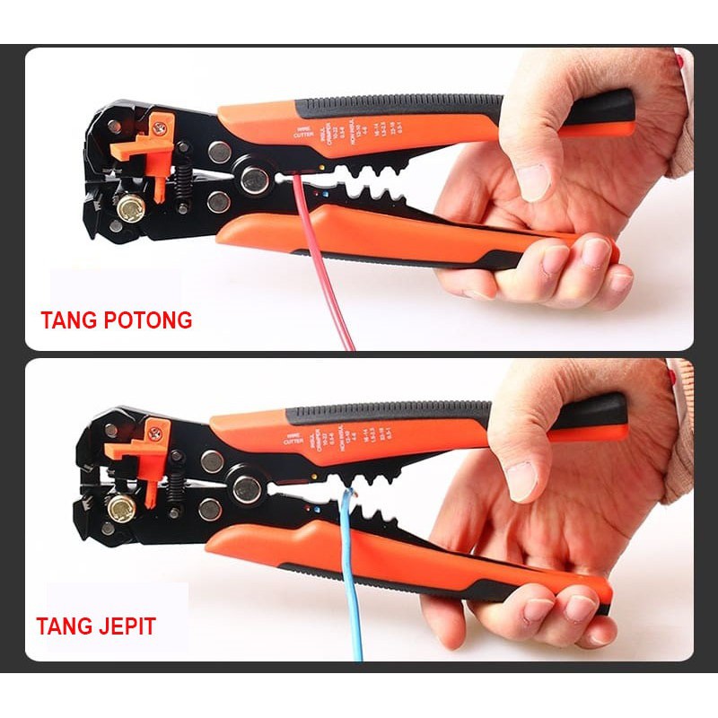 Tang potong Kabel listrik Multifungsi Wire Cutter Pliers alat pertukangan