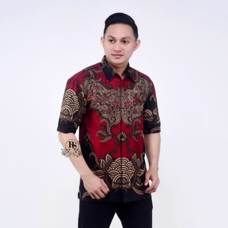 Batik pria moderan kemeja atasan batik pria moderen BUTIKDIAN