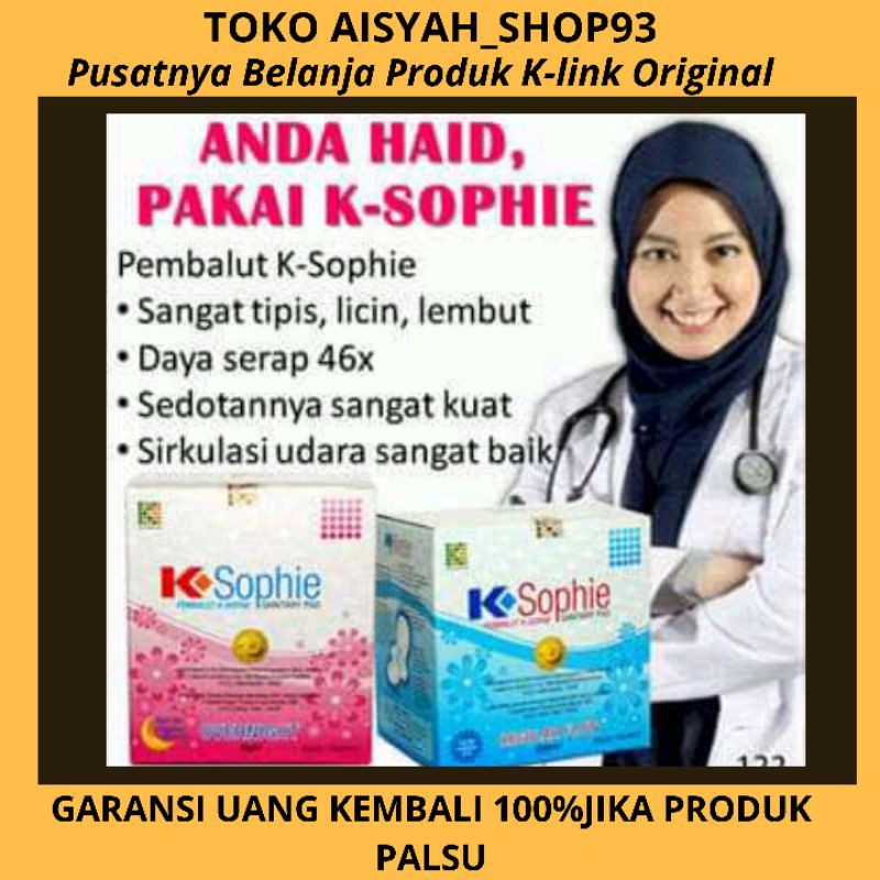 Paket pembalut wanita K-SHOPIE ALL VARIAN (wanita pembalut) isi 40 pcs