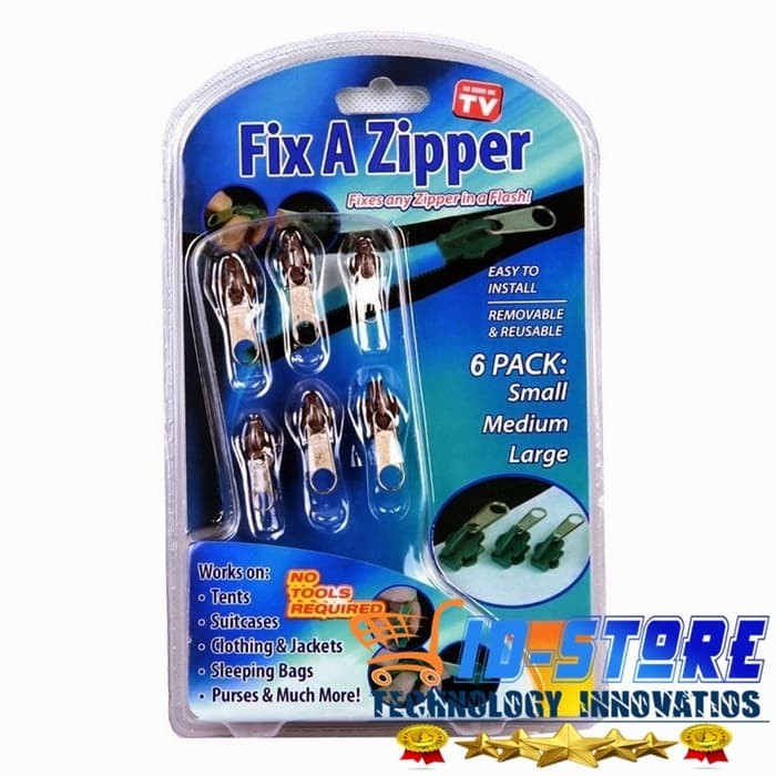 FIX A ZIPPER REPLACEMENT / PENGGANTI KEPALA RESLETING