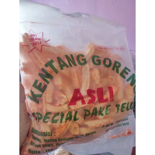 KENTANG GORENG ASLI SPECIAL PAKE TELOR