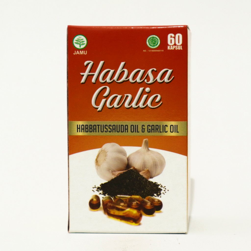 HABASA GARLIC - HABBATUSSAUDA OIL & GARLIC OIL- 60 KAPSUL - ORIGINAL
