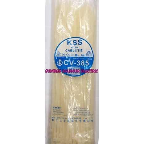 

Cable Ties Cv-385 / Kabel Ties 38Cm (4,8X385Mm) Brand Kss Terlaris