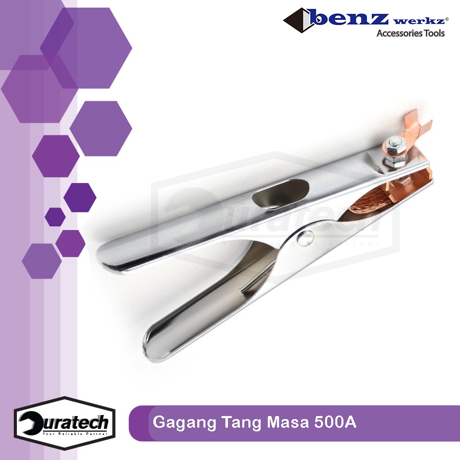 Promo Tang Massa 500A / Tang Masa Mesin Las 500A Benz / Earth Clamp 500A / Tang Massa Klem Masa