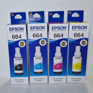 EPSON 664 - TINTA BOTOL ORIGINAL EPSON 70ML UNTUK EPSON L SERIES L100