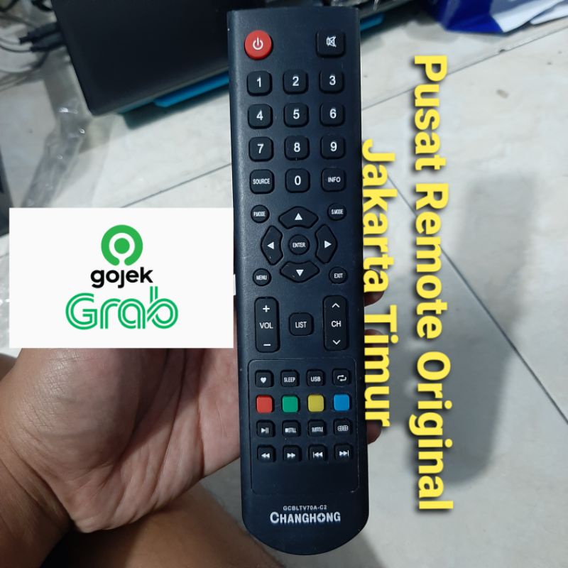 REMOTE REMOT TV CHANGHONG LED LCD USB GCBLTV70A-C2 ORIGINAL ASLI