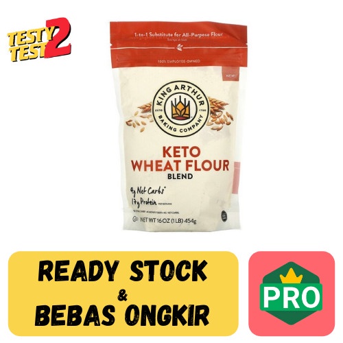 

BISA COD King Arthur Flour Keto Wheat Flour Blend 454g