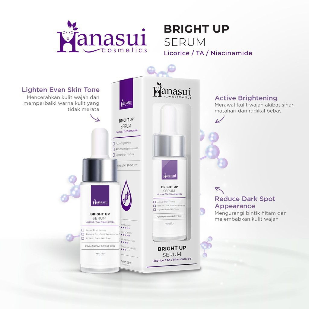 Jual HANASUI SERUM BRIGHT UP 25 ML @MJ | Shopee Indonesia