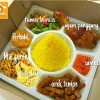LPD (isi 50pcs - SEKAT 7PUTSU) Mika Nasi Sekat 7 Putih susu/Mika Box Nasi/Mika Tumpeng Mini