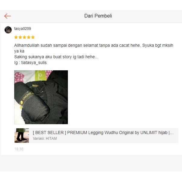 LEGGING WUDHU JEMPOL Original by UNLIMIT hijab | Leging Wudhu Premium dengan Kaos Kaki Jempol