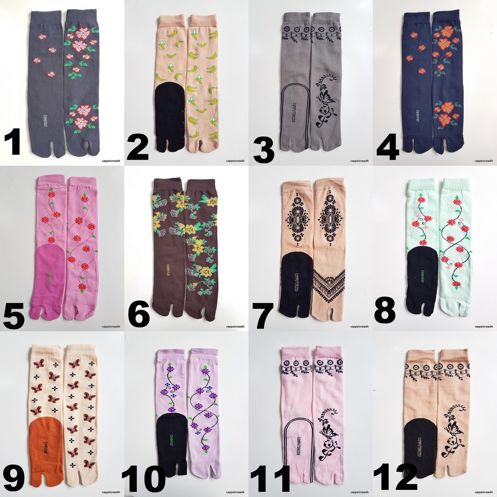 Kaos kaki hijab dewasa all size jempol KK-JEMPOLMOTIF