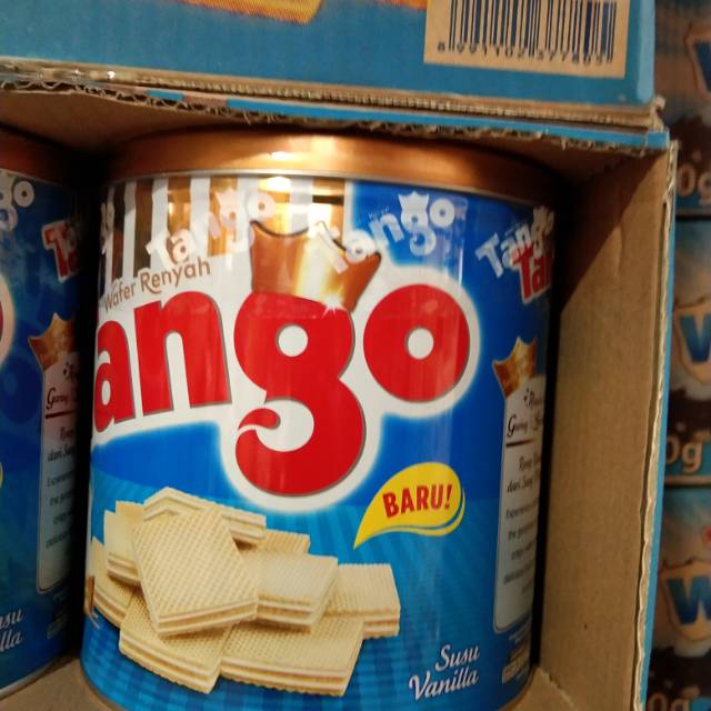 

Tango wafer vanilla tin x 12 kaleng