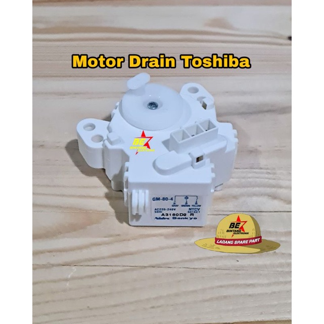 Motor Drain Mesin Cuci Toshiba GM80 4 TS1 Drain Motor Thosiba Ori