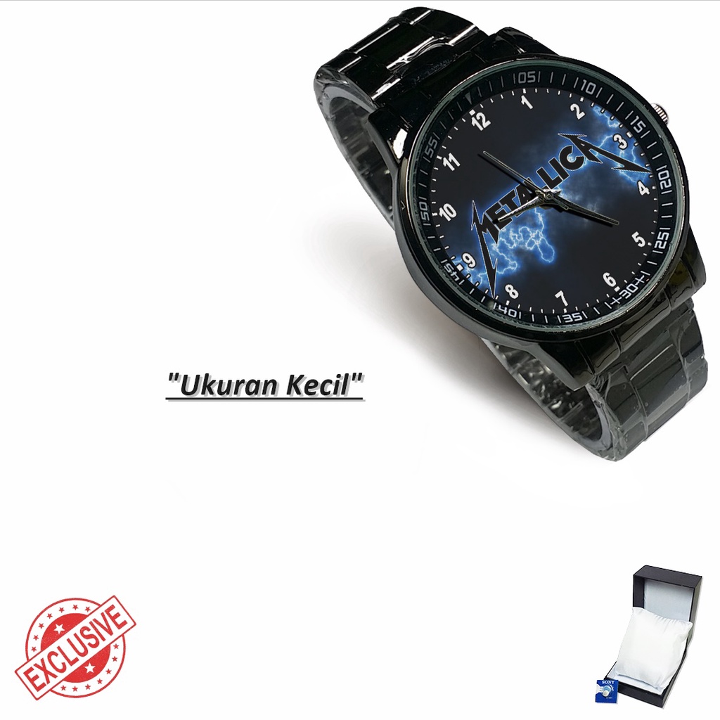 Jam Tangan Rantai Couple METALLICA BAND 02 (Awesome)