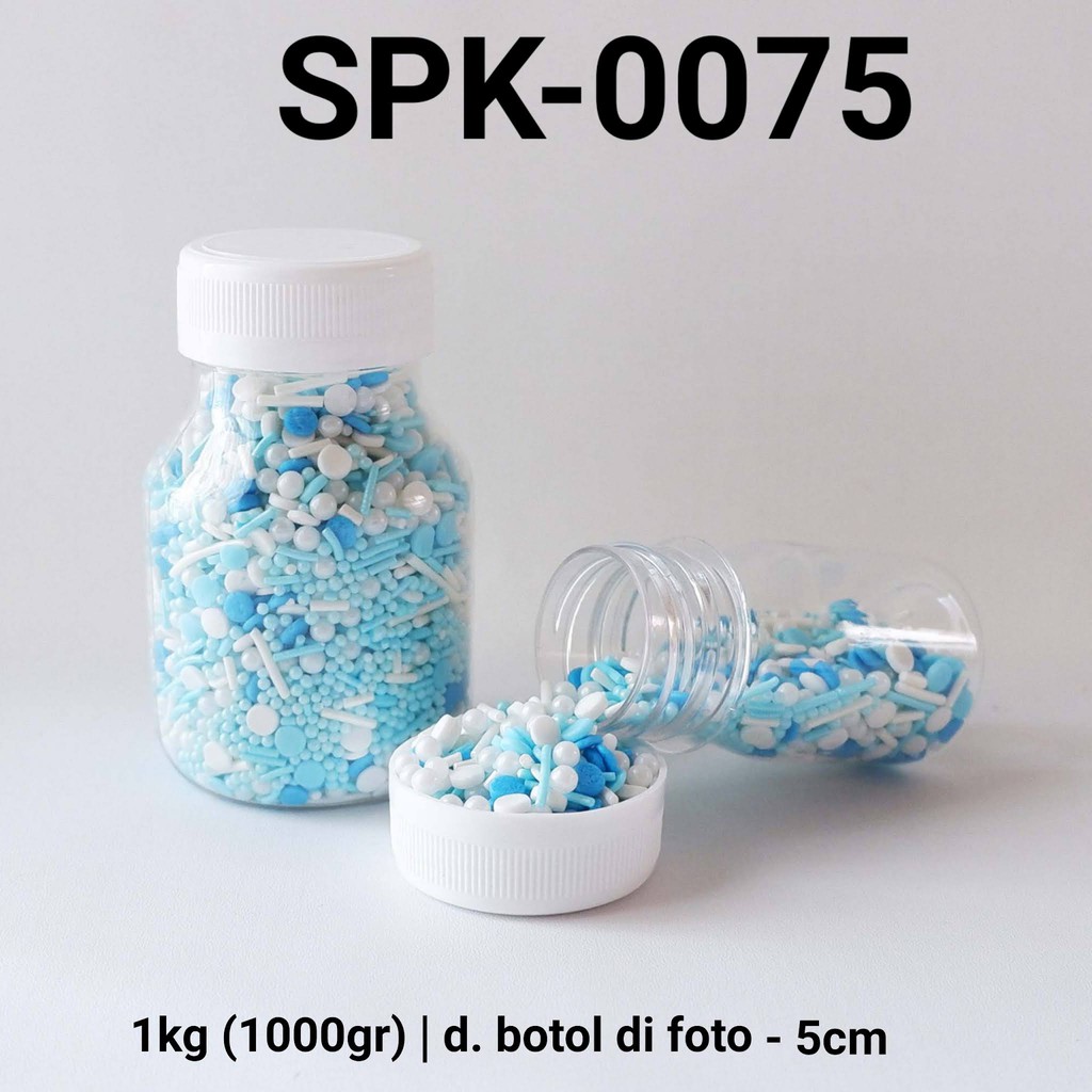 

SPK-0075 Sprinkles sprinkle sprinkel 1kg 1 kg mutiara meses mix biru yamama baking grosir murah sprinkles cake dekorasi mutiara trimit decoration story sprinklestory sprinklesstory sprinkle story yamama baking