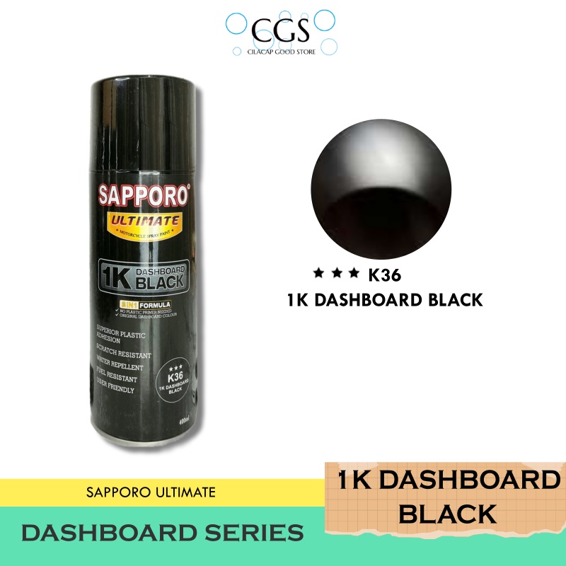 SAPPORO ULTIMATE K36 Dashboard Black / sapporo dashboard black / sapporo dashboard coating / cat das