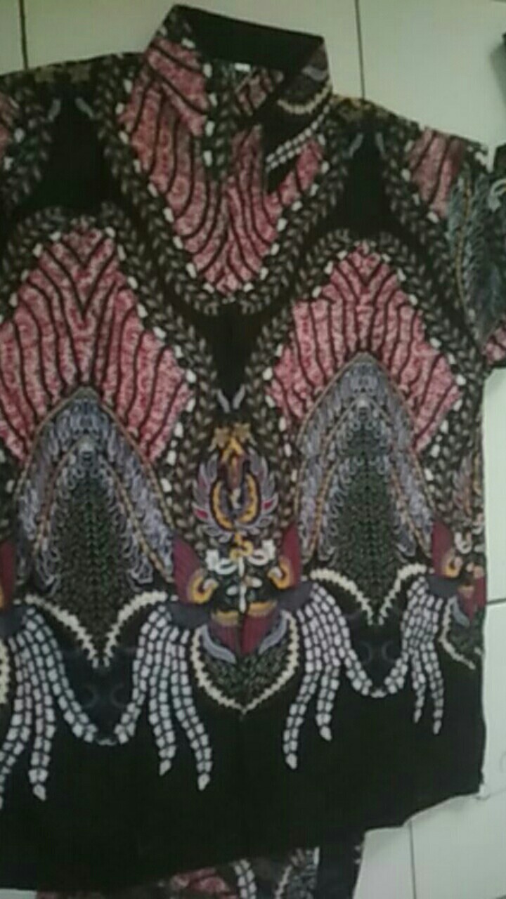 Batik Couple Ayah Dan Anak Motif Madu Merah
