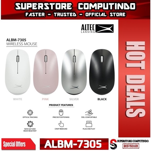 Mouse Wireless Altec Lansing ALBM-7305 Silent |Altec ALBM7305